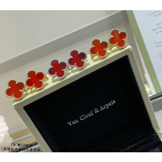 반클 알함브라 빈티지 이어링 귀걸이 (컬러 레드)