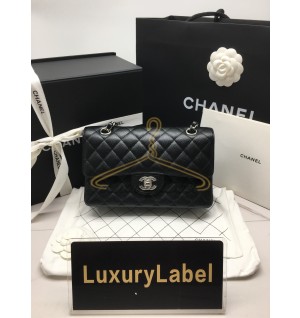 샤넬 클래식 캐비어 플랩백 스몰 23cm 은장 (하이엔드급)