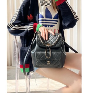 샤넬 22c 듀마 백팩 미디움 카프스킨