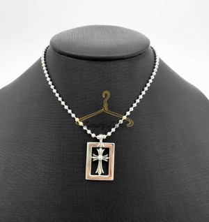 크롬하츠 프레임 오픈 베이비 펫 펜던트