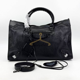 발렌시아가 르 시티 라지 백 블랙 (올블랙)