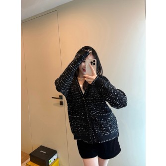 톰브라운 트위드 가디건