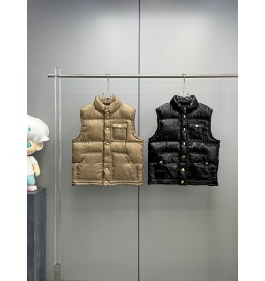 셀린느 클래식 패딩 베스트 (컬러 카멜, 블랙)