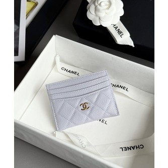 샤넬 25S 캐비어 카드홀더 (컬러 퍼플)