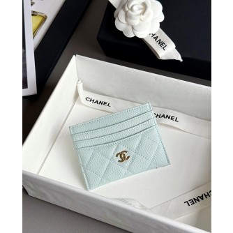 샤넬 25S 캐비어 카드홀더 (컬러 민트)