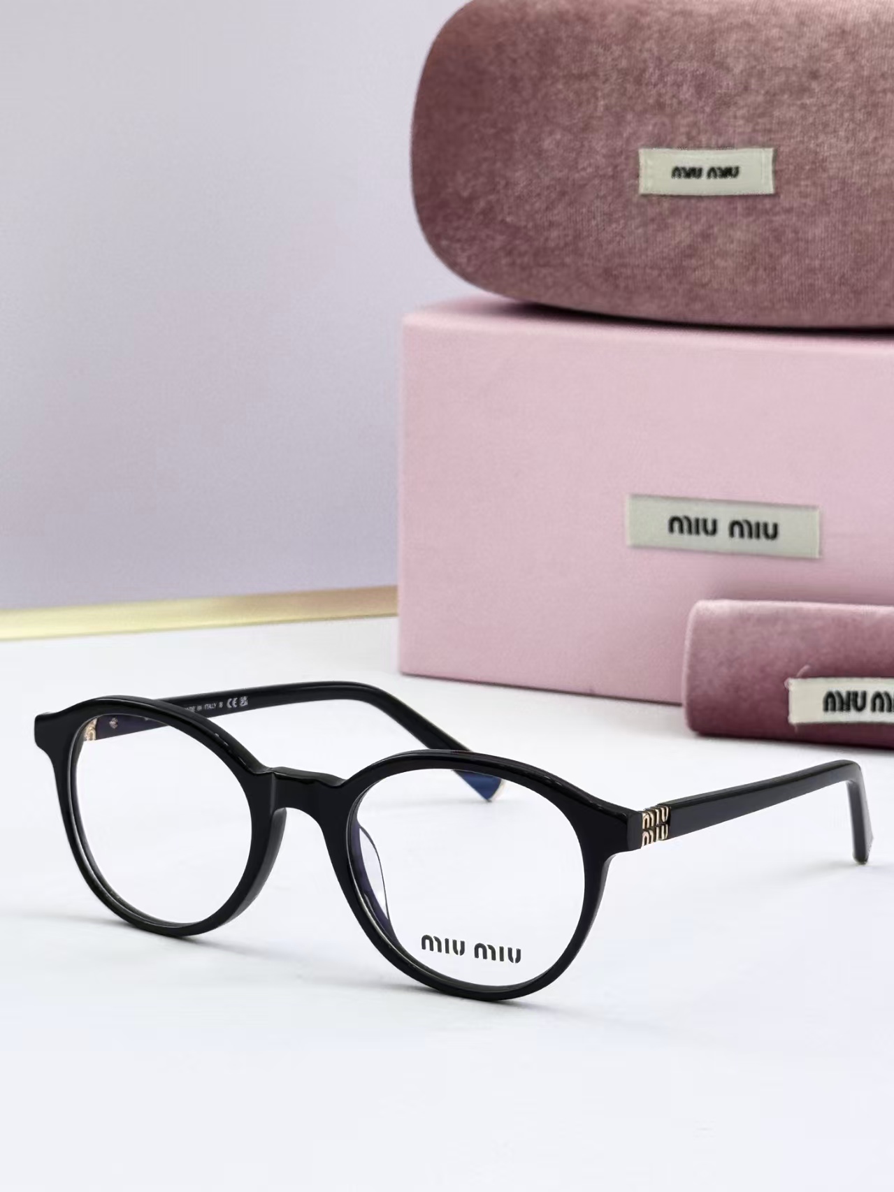 미우미우 안경 VMU 02W (컬러 블랙)