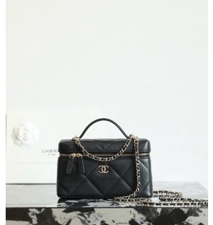 샤넬 25K 빅 퀼팅 탑핸들 베니티 체인백