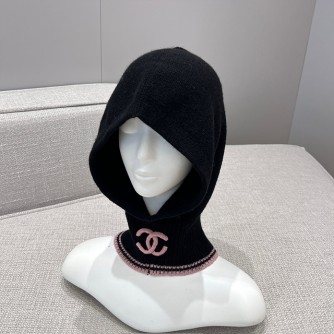 샤넬 CC 로고 후드 바라클라바