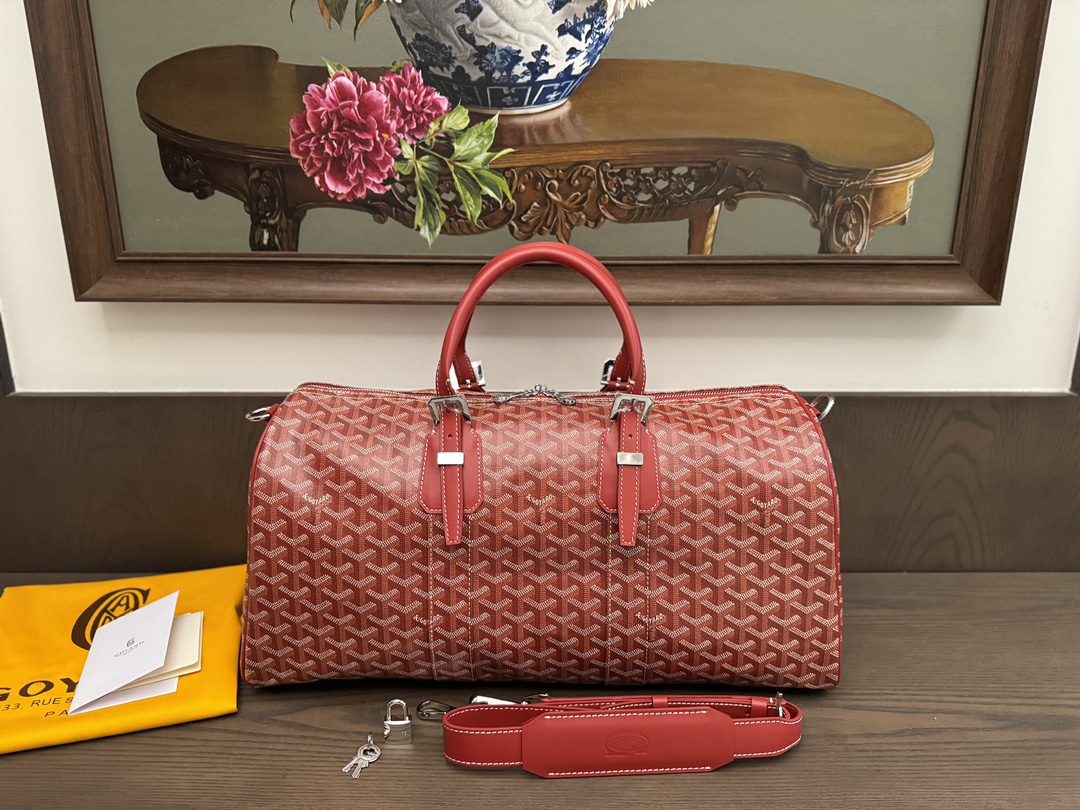 고야드 크로아지에 보스턴백 45cm/50cm (컬러 레드) (신형)