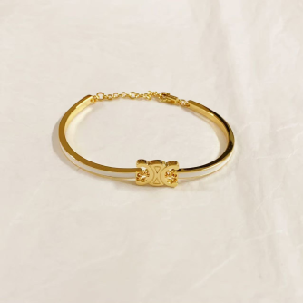 셀린느 트리웅프 아티큘레이티드 팔찌 (컬러 화이트,핑크)